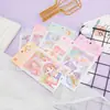 Pegatinas Escarchadas para Journaling, Pegatinas Diarias de Papel Washi, 4 Hojas de Pegatinas de Papel Washi Estilo Sal, Pegatinas para Taza de Agua DIY, Regalo para Estudiantes