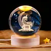 En Stock Al Por Mayor Bola de Cristal Luz Nocturna Ambiental 520 Regalo para Pareja Decoración Exclusiva Transfronteriza Adorno de Cristal de Escritorio