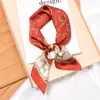 Pañuelo cuadrado pequeño de 70 cm para mujer, bufanda nueva de primavera y otoño, versátil, regalo para madre, bufanda práctica, a la moda, de alta gama