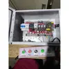 Prensa hidráulica con caja de control, caja eléctrica, caja de control alternativo del motor, caja de distribución.