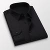 Camisa Multicolor Transfronteriza para Hombre Sin Planchar Talla Grande Transpirable Casual de Negocios Estilo Coreano Camisa de Pulgada Ropa de Negocios Camisa de Hombre Manga Larga