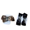 Elegante Pasador Retro de Terciopelo con Lazo para Dama, Elegante Clip Lateral para Flequillo, Estilo Coreano Versátil, Accesorios para el Cabello de Otoño e Invierno