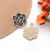 Estilo Dulce Fresco Serie Flor Negra Pistilo Flor de Ciruelo Colgante Gancho de Oreja DIY Cadena de Teléfono Móvil Cadena de Taza Accesorios de Joyería