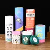 Latas de Papel Personalizadas para Productos de Salud, a Prueba de Humedad y Selladas, Sustitutos de Comida Nutricionales Probióticos, Latas Redondas Huecas para Empaque de Alimentos, Hechas a Medida