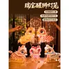 Linterna Ruibao Paquete de Materiales Hechos a Mano DIY Niños Hacen Linterna de Flor Brillante de Mano Juguete de Danza del León