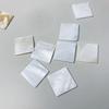 Disco de Fritillary blanco natural concha pulida brillante anillo delgado redondo superficie concha de mariposa blanca piedra desnuda accesorios para joyería DIY
