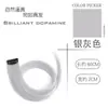 Extensiones de Cabello, Extensiones para Pelucas, Extensiones de Cabello para Colgar en las Orejas, Pelucas de Cabello Simuladas Decoloradas y Teñidas para Mujeres, Extensiones de Cabello Recto de Seda de Alta Temperatura, Extensiones de Cabello Recto Versátiles