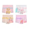 Cuecas Boxers de Modal Jacquard em Malha para Crianças Shorts Finos de Verão para Meninas Shorts para Estudantes e Crianças Pequenas