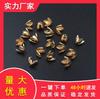 Accesorios para joyería hechos a mano DIY flor pequeña de cuatro hojas 8*7MM tapa para joyería hecha a mano estilo nacional encanto antiguo estilo nacional