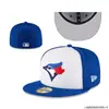 Boné de Baseball MLB Comércio Exterior Novo Boné Fechado Unissex Bordado Hip-Hop Tamanho do Boné Proteção Solar ao Ar Livre Boné à Prova de Vento