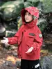 Chaqueta Tres Pruebas para Niños de Primavera y Otoño, Estilo Coreano, Conjunto Elegante y Genial de Dos Piezas para Niños, Ropa de Comercio Exterior para Niños Pequeños