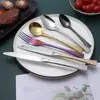 Amazon 169A acero inoxidable vajilla Western europea y americana para el hogar cuchillo para bistec, tenedor y cuchara juego de 4 piezas Venta al por mayor