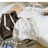Jaqueta Moletom com Capuz Engrossada para Meninos com Lã 2026 Outono/Inverno Novo Estilo Versão Coreana Infantil Top com Capuz Roupas de Inverno para Bebê Tendência