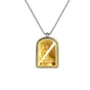 Símbolos Auspiciosos Tibetanos de los Ocho 3D Pequeño Santuario de Buda Colgante Cobre Dorado Pequeño Ligero Sin Sentir al Usar 12 Estilos Disponibles