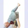 Jeans Cortos Retro con Sentido del Diseño para Mujer Primavera y Otoño Tallas Grandes Chica Gordita Ajustados Sueltos Cortos Rectos de Pierna Ancha Pantalones de Moda