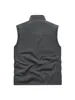 Chaleco Reversible de Otoño e Invierno para Hombre con Cuello Alto, Múltiples Bolsillos, Chaleco de Trabajo, Forro Polar para Exteriores, Engrosado, Chaleco Cálido 2606