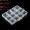 Caja de Plástico PP Transparente con Ranuras Fijas para Tarjetas de Múltiples Compartimentos Caja para Equipo de Pesca Partes de Ferretería Partículas de Cera Caja para Joyería Caja de Almacenamiento Anti-hilo