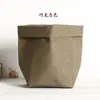 Lote de Decoración Lavable, Bolsa de Almacenamiento Suave de Papel Kraft para el Hogar, Adornos, Suministros para Costuras de Coche, Maceta de Flores de Papel Estilo Escandinavo del Norte