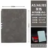 Libreta A5 Personalizada con Grabado Gratuito y Logotipo Impreso Libreta de Negocios Oficina Cuero PU Piel de Oveja Libreta de Alto Valor