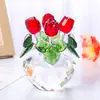 Espejo Cruzado Amazon Mariposa de Cristal Bola de Cristal Adornos Animales Pequeños Creativos Decoración de Coche Manualidades Regalos Navideños