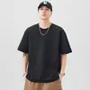[Roupas Berlim] Nova Camiseta Masculina de Manga Curta Gola Redonda Casual Solta Masculina Controle de Preço 65