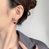 Europa y Estados Unidos superventas traje de moda simple collar de corazón con incrustaciones de circón anillo de corazón hebilla de oreja de amor una generación de pelo
