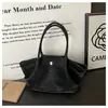 Bolso de Mano de Felpa y Gamuza Estilo Nuevo Gran Capacidad Bolso Tote Plegado Bolso Cesta Bolso de Hombro Único de Gama Alta