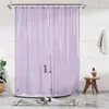 Cortina de Banheiro Transparente à Prova d'Água Peva Amazon Transfronteiriça Impermeabilização Cortina de Chuveiro Transparente Peva Personalizada para Banheiro
