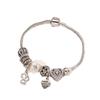 Pulseira de Contas Cobra Vazada Simples Versátil de Moda Europeia e Americana Transfronteiriça AliExpress Pan Família Personalidade