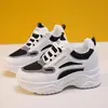 Zapatos de papá al por mayor transfronterizos para mujer, zapatos de moda, suela gruesa, versátiles, primavera, otoño, casual, deportivos, zapatos blancos, zapatos de estudiante, mujer