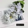 Hortensia de pagoda de una rama nórdica flor artificial decoración de lugar de boda en casa accesorios de fotografía flor falsa de hortensia