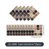 AMJ Comercio Exterior Nuevas Pegatinas de Pared de Mosaico de Cristal Cocina y Baño a Prueba de Aceite Impermeable Antifouling Pegatinas de Azulejos Pegatinas de Espejo