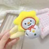 Presilha de Cabelo de Pelúcia Desenho Animado para Meninas, Presilha Grande BB para Estudantes, Presilha Fofa para Franja Lateral, Doce Acessório de Cabelo