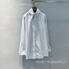 Camisa de lujo ligero PD triángulo "Shenzhen Nanyou" corbata de lazo larga talla grande, rejuvenecedora, adelgazante, versátil, estilo de longitud media transfronterizo