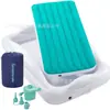 Cama Inflable de PVC Pequeña para Niños Cama para Siesta en Casa Protector de Cama Colchón de Viaje Cama Desmontable Cama Conveniente para Acampar