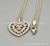 Nuevo diseño colgante de corazón geométrico árbol de la vida microincrustado de circón, collar hueco de nicho de moda, joyería transfronteriza