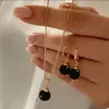 Colar de Pérolas Simples Estilo Coreano Brincos para Mulheres Versátil para o Trabalho Ol Elegante Brincos Banhados a Ouro Brincos Atacado