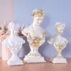 Escultura Retrato de Chica Retro Europea Venus Decoración para Sala de Estar Mueble de TV Decoración Suave Transfronteriza para Comercio Exterior Accesorios