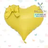 Nuevo globo de foil con forma de lazo de corazón mate de 36 pulgadas para comercio exterior transfronterizo, para propuesta, Día de San Valentín y decoración de fiesta de cumpleaños