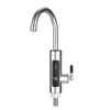 Torneira Elétrica de Água Quente em Aço Inoxidável para Cozinha Aquecimento Instantâneo Doméstico Banheiro Inteligente Temperatura Constante Torneira de Água Quente Rápida de Três Segundos