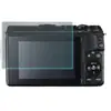 Adecuado para protector de pantalla de cámara Canon EOS M3, película de vidrio templado anti-explosión de alta definición con bordes curvos 2.5, vidrio de cobertura completa