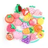 Capa de Celular Acessórios de Resina Atacado Frutas Melancia Cola Cremosa Abacaxi Morango Acessórios Charms para Sapatos DIY Decorações