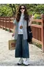 Jeans Retro Cortos de Talla Grande Americana para Mujer Verano 2025 Nuevos de Cintura Alta Sueltos Casuales Finos de Pierna Ancha