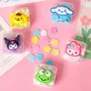 Hojuelas de Jabón de Dibujos Animados para Niños Viaje Portátil Desechables Pastillas para Lavarse las Manos Jabón en Caja Linda Pastillas para Lavarse las Manos