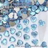 5.5*6mm Corazón de Melocotón Diamante para Uñas Forma de Diamante Fondo Plano Diamante de Forma Especial Cristales para Uñas Uñas Portátiles Joyería para Manicura DIY Venta al por Mayor