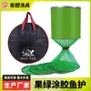 Atacado Equipamento de Pesca Aço Inoxidável Anel Duplo Protetor de Peixe Verde Fluorescente Posicionamento Universal Borrachado Anti-Enrosco Protetor de Peixe Taiwan Pesca Pescador