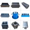 Moldes Engrosados de Acero en Stock para Pruebas de Compresión de Ingeniería, Moldes de Prueba de Concreto de Hierro Fundido, Fabricante de Moldes de Hierro para Bloque de Triple Prueba