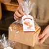 Bandeja de papel para pastel de almohada dorada, bolsa de embalaje, caja de papel desechable resistente a altas temperaturas para tostadas, bolsa para hornear, caja de pan, molde