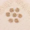 En Stock Frescas Hechas a Mano Cintas de Flores de Rosa de 1 cm, Mini Flores de Rosa de Alta Calidad para Ropa de Muñecas, Accesorios para el Cabello y Materiales Decorativos