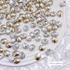 Celebridad en línea arte de uñas huevo de paloma diamante ovalado brillante punta especial forma de diamante joyería de arte de uñas de alta calidad mini accesorios para uñas